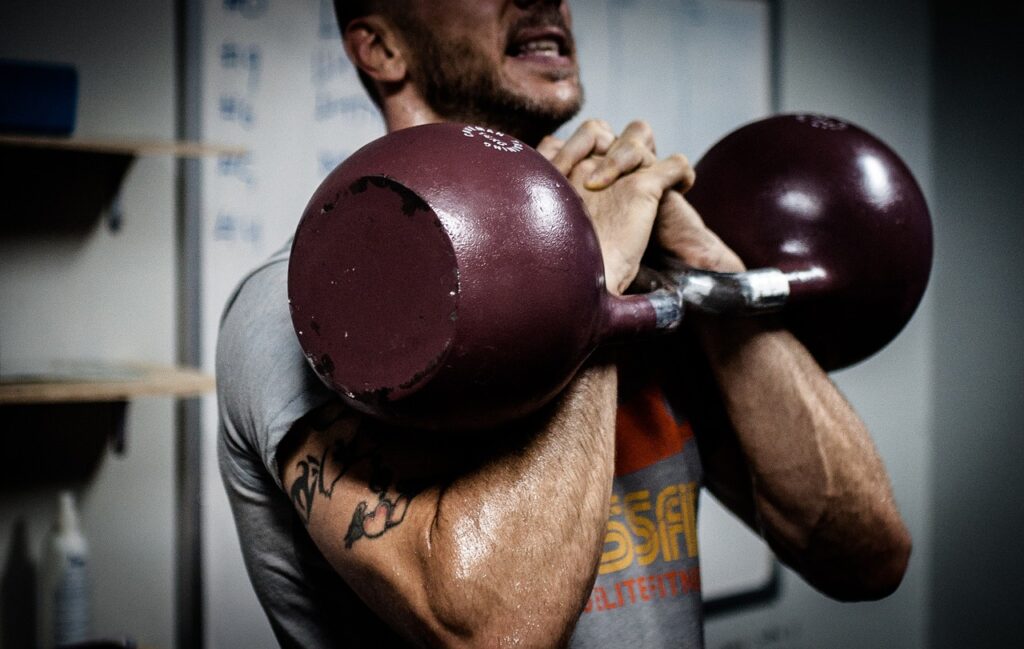 crossfit perte de poids : kettlebells