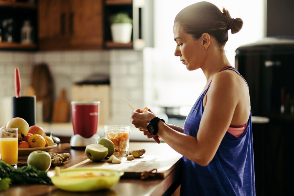 faire du sport a jeun : cuisine