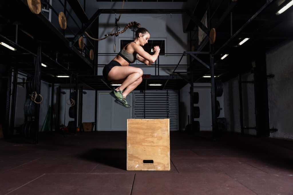 crossfit combien de fois par semaine : box jump