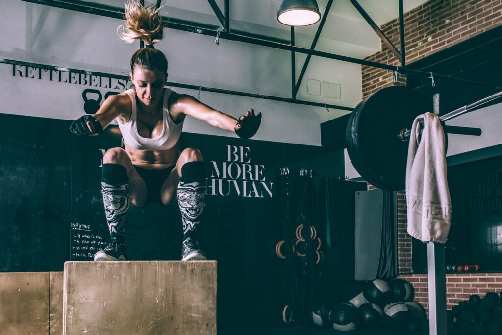 Crossfit exercice : box jump